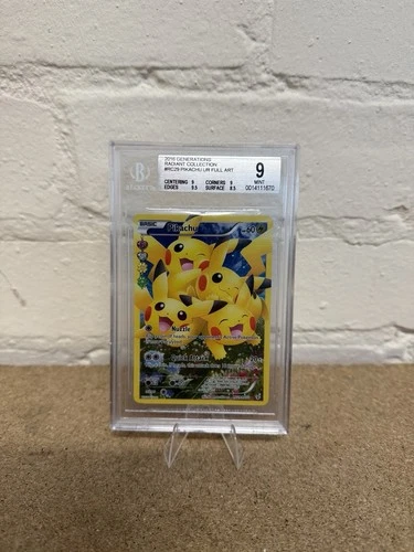 Pokemon Pikachu RC29/RC32 Full Art Radiant Collection Generations BGS 9
