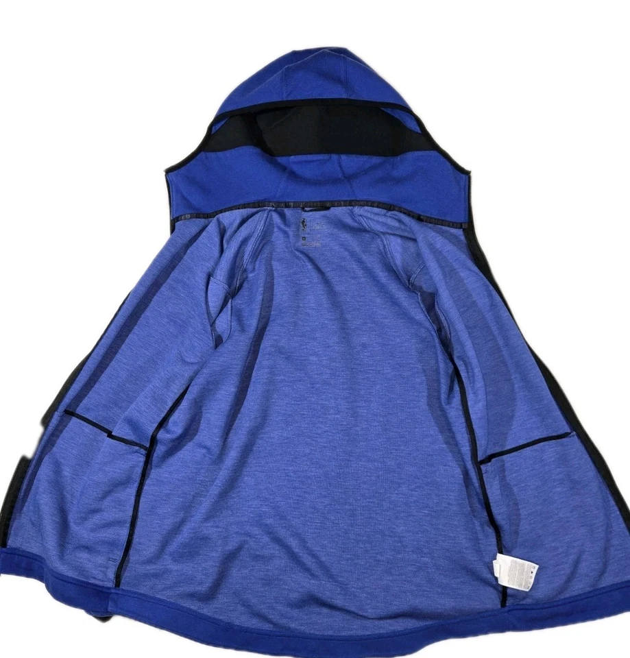 Golden State Warriors Showtime Full Zip Hoodie Blue Mens Medium "Stains " - Image 4 of 4