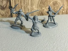 A32623 RAL PARTHA MINIATURES METAL 3 PK ORC WARRIORS FIGHTER BARBARIAN D&D