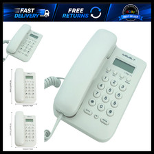 Corded Basic Landline Phone, TelPal FSK/DTMF Simple Caller ID Telephone with