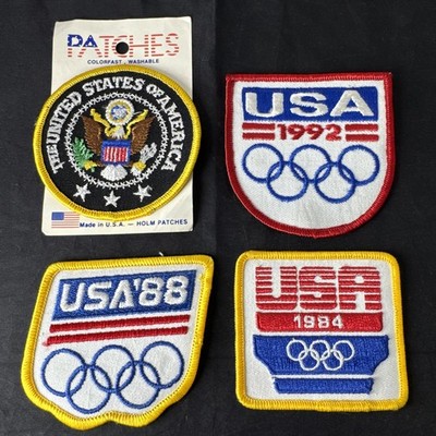Lot of 6 Vintage Olympic Patches 1980, 1984 Lot Of 6 USA | eBay