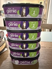 6 Pack Litter Genie Cat Litter Disposal System REFILL CARTRIDGES New