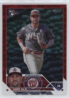 2023 Topps Update Red Foil /199 Jake Alu #US25 Rookie RC 0c2