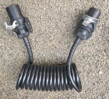 New 7 Pin Susie/suzy Coiled Cable For Truck To Trailer Lights Connection.
