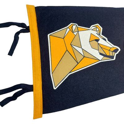 UC Berkeley Cal Bears Golden Bear Cubic Full Size Felt Pennant