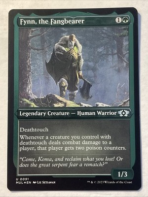 MTG FOIL ETCHED Fynn, the Fangbearer  - Multiverse Legends #091