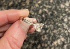 Jean Dousset silver Absolute asscher cut, trillion ring, Size 5, Stunning — photo 6