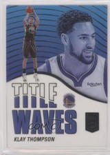2021-22 Donruss Elite Title Waves Klay Thompson #9 qa7