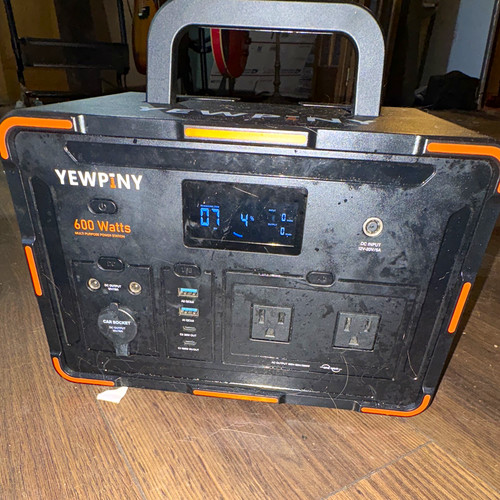 YEWPINY NE-EN8000 600W Portable Solar Power Station MPPT LCD AC/DC