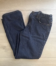 Cat Jack Boys Size 12 Husky Relaxed Straight Jeans Dark Wash Denim Pants GUC