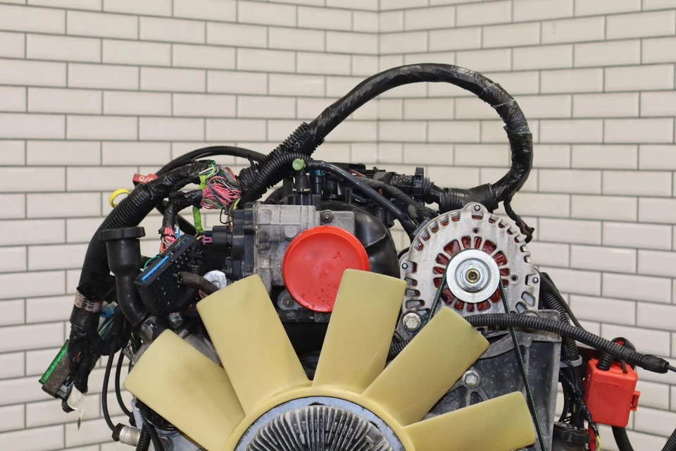 2003-2007 Chevy GMC H2 6.0L LQ4 V8 Engine & 4L65E Auto Transmission Dropout Foto 4 de 4