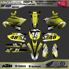 Motocross graphics for YAMAHA YZ 125 YZ250 2015 2016 2017 2018 2019 2020 2021