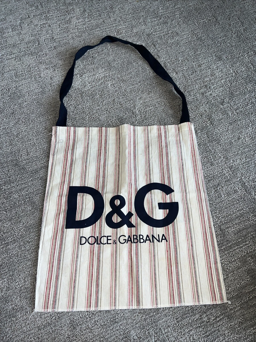 Dolce&Gabbana Striped Canvas Exterior Bags & Handbags for Women