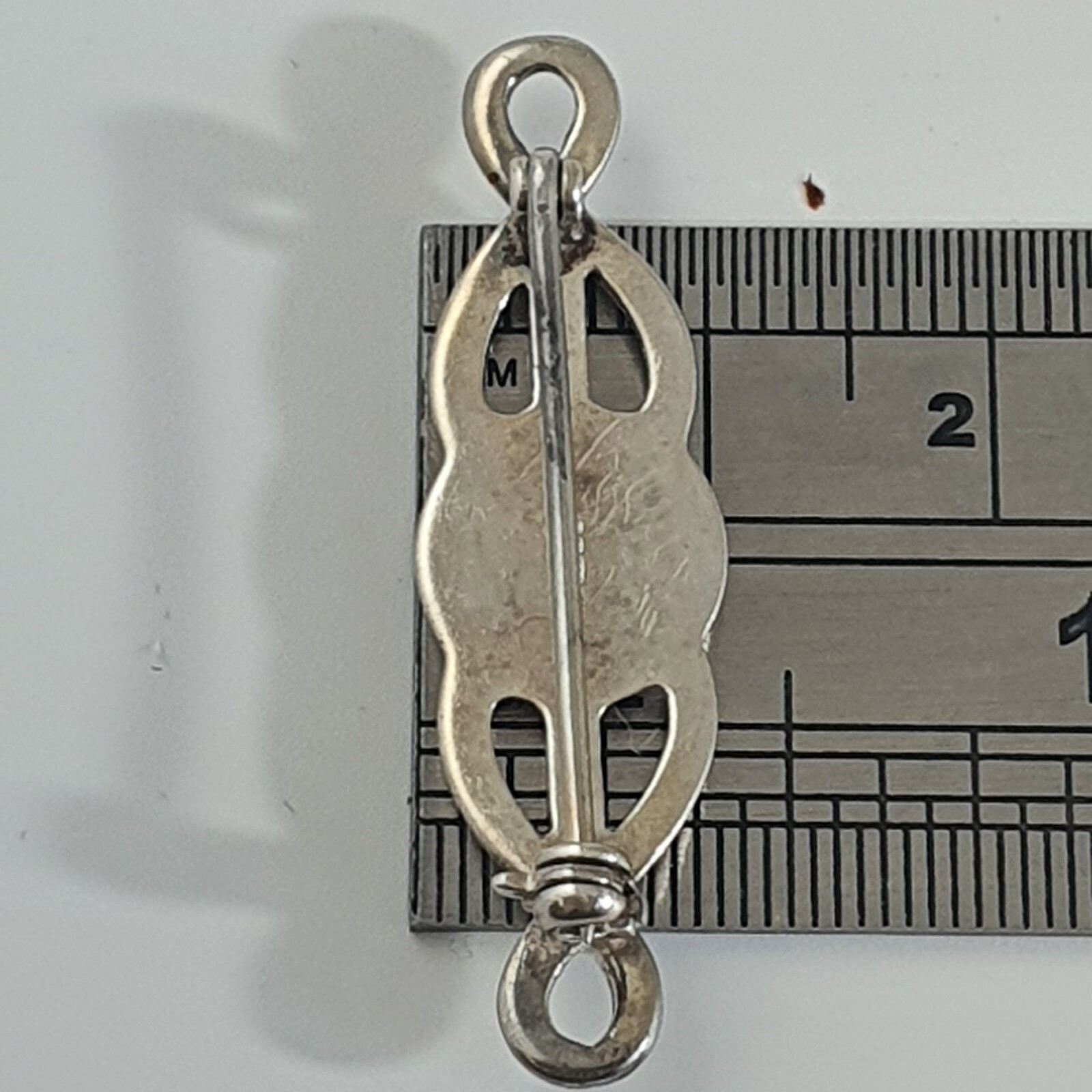 Photo 7 of Sterling Silver Mackintosh Style Brooch ~ 3.6grams, Br21