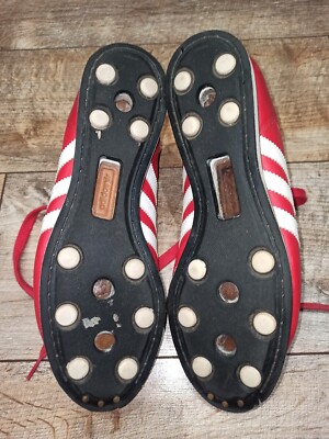 RARE ADIDAS WORLD CUP 66 SNEAKERS SOCCER FOOTBALL SHOES 2006 RED