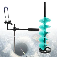 Cordless Ice Drill Auger w/ 8" Drill Adapter +35.5cm Extension Rod NEW