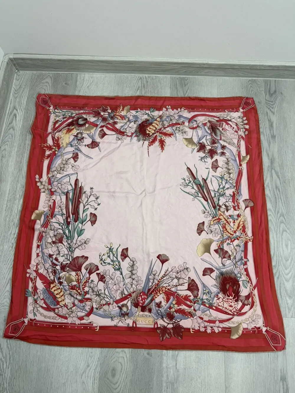 Gucci by Tom Ford Floral Silk Scarf