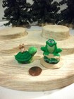 Hallmark Merry Miniature Irish Frog Sitting On Hat & Mouse Riding Turtle