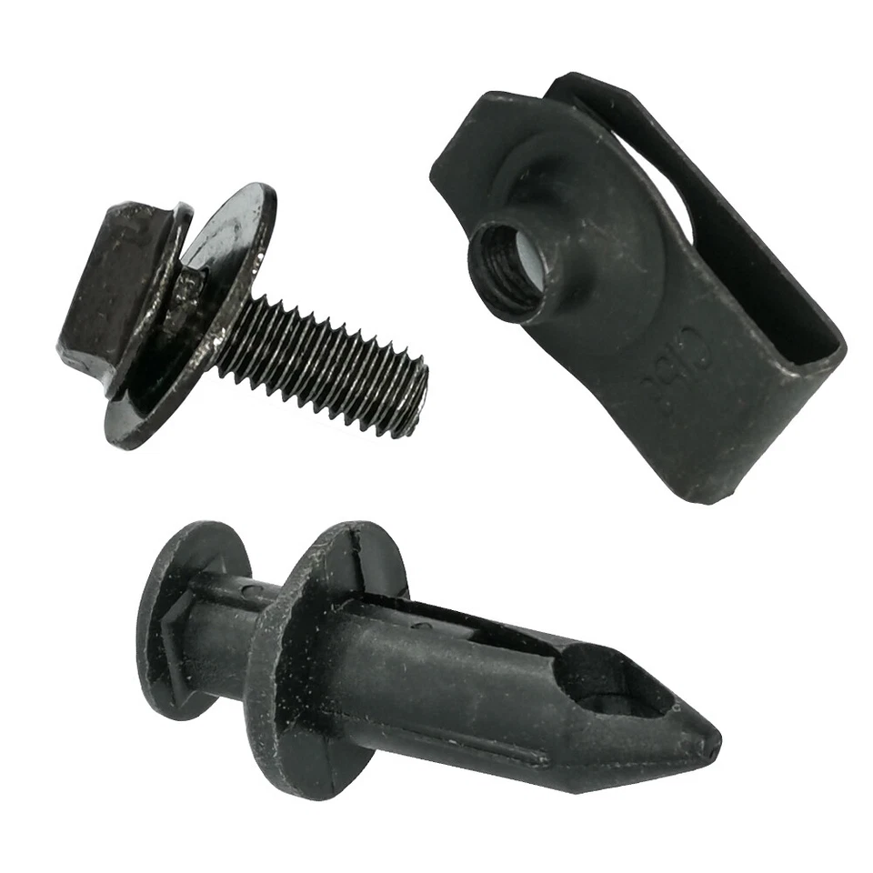 Caneca média automática 35x clipes de para-choque automático corpo parafuso extrudado porca em U para Nissan Infiniti - Imagem 3 de 4