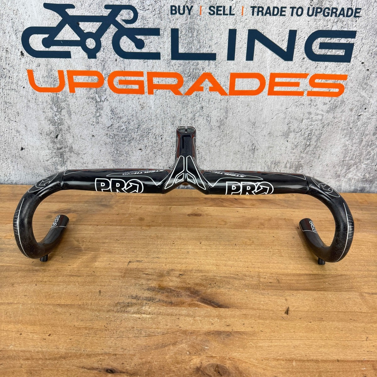 Low Mile! Shimano Pro Stealth Evo Carbon 44cm x 130mm Integrated