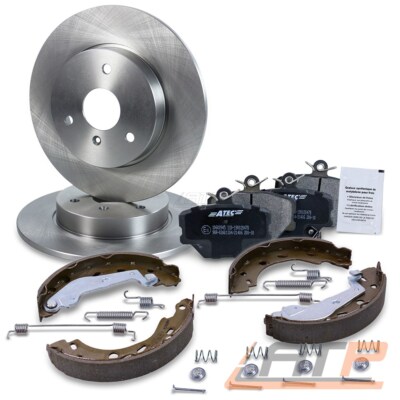BREMSSCHEIBEN + BREMSBELÄGE VORNE + BREMSBACKENSATZ HINTEN FÜR SMART