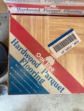 Cryntel Oak Tree PARQUET  Natural 6-finger Wood Floor Tiles (10 SqFt)  12x12x1/4