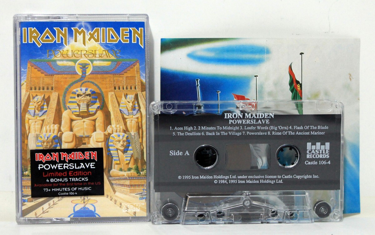 IRON MAIDEN - 13 Castle Records cassette box set w/48 xtra songs