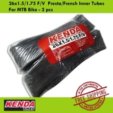 KENDA 26x1.5/1.75 F/V  Presta/French Inner Tubes For MTB Bike - 2 pcs
