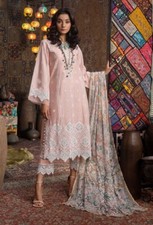 Elegant Cotton Embroidered Women  s Suit   Pakistani, Indian, Bangladeshi Design