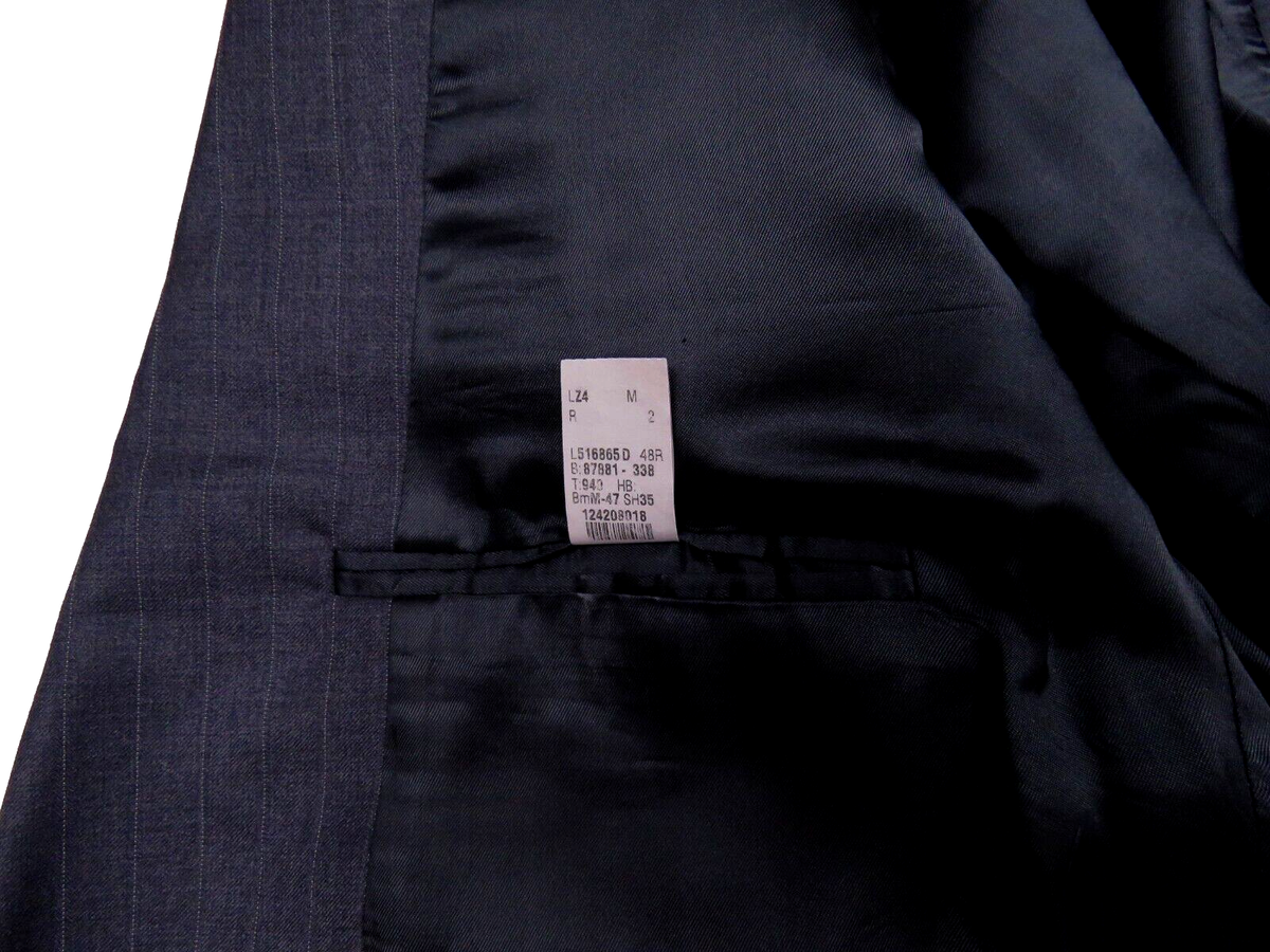 Lauren Ralph Lauren 100% Wool Pinstripe 2 Button Blazer Sport Coat