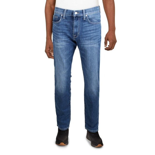 athletic denim jeans