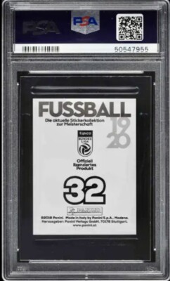 ERLING HAALAND 2019 Panini Fussball ROOKIE RC #32 PSA 10 GEM MINT