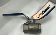 (1) NEW ProFitter 3/4"  / 0427111 1000 WOG CF8M Full Port Steel Ball Valve