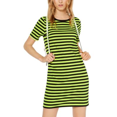 michael kors tee shirt dress MICHAEL KORS Women's Striped Shift Casual T-Shirt Dress TEDO