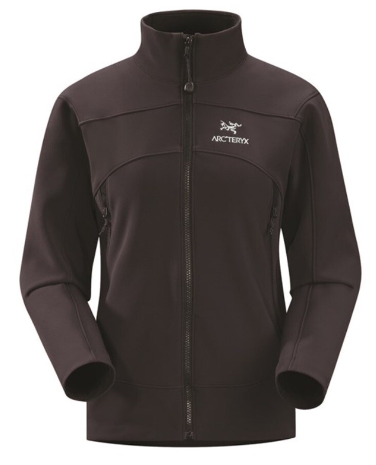Giacca Softshell Arc'teryx Gamma AR Full Zip •Donna XS 0 2• Cappotto Nero ECC *RARO