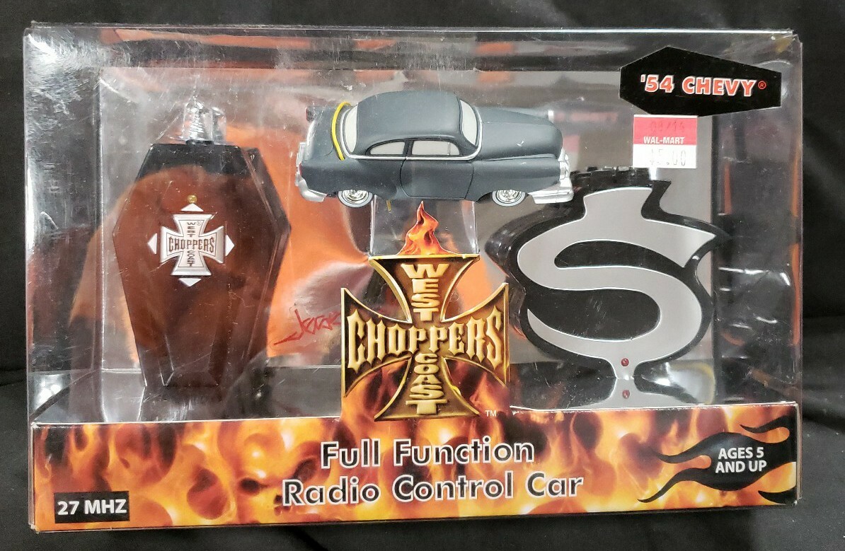NIP JESSE JAMES WEST COAST CHOPPERS GRAY 4" 1954 CHEVY REMOTE CONTROL CAR GIFT 673579033368 eBay