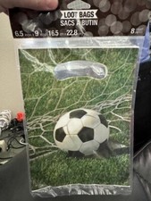 Sports Fanatic Soccer Party Favor Loot Bags 8ct. Birthday Party Decorations