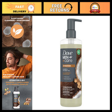 2-in-1 Shampoo Conditioner for Men, Ginger Coconut Oil, Hydrating Formula, 1