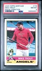 2025 Topps Heritage Mike Trout Image Variation SP #119 PSA 8 NM-MT