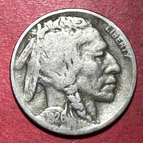 1926D US Buffalo Nickel! "Denver" Mint! Lower Mintage! Good! Old US Coin!