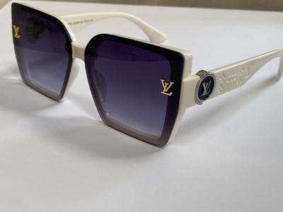 Louis Vuitton Women\'s Clear Frame Sunglasses with Purple Gradient Lenses LV Jewel Cat Eye Sunglasses S00 - Women - Accessories  main image 4