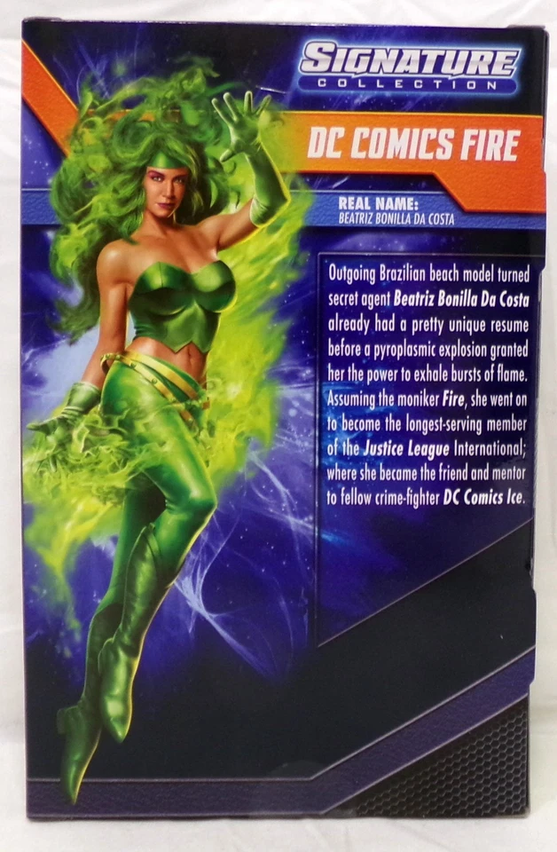 2013 Mattel DC Universe Signature Collection DC Comics Fire 7" Figure New Sealed - Image 3 of 4