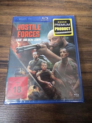 Blu Ray - Hostile Forces - Lauf' um dein Leben NEU Action/Thriller - Spannend
