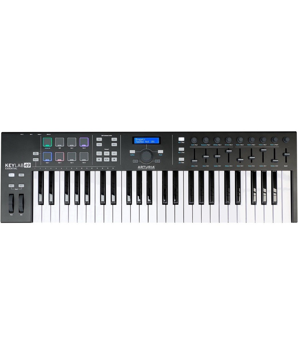 DTM・DAW Arturia MIDI KeyLab Essential 49 Arturia KeyLab Essential 49 Keyboard Universal MIDI Controller