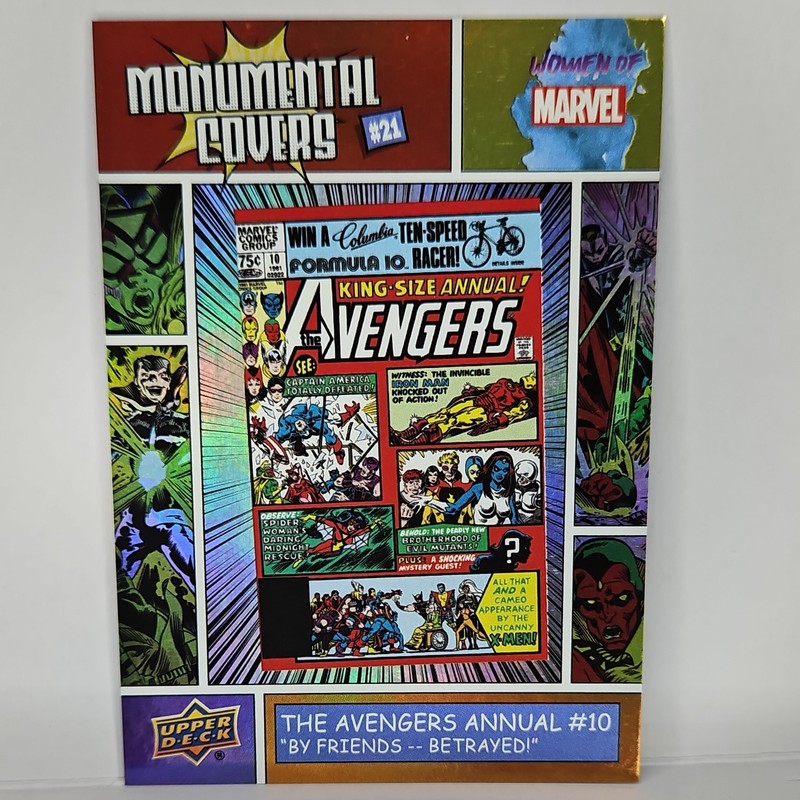 2022 Upper Deck Marvel Avengers Monumental Covers #BI-21 The Avengers Annual #10