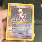 Pokémon Mewtwo Base Set Holo Rare 60 HP 10/102 Wizards of the Coast English Card
