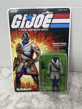 New Commando Arctic Snake Eyes G.I. Joe ReAction  Wave 5 Super 7 American Hero