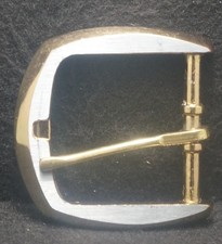 XD17143 AMAZING VINTAGE 1970s CLASSIC TONGUE-TYPE UNISEX FASHION BELT BUCKLE