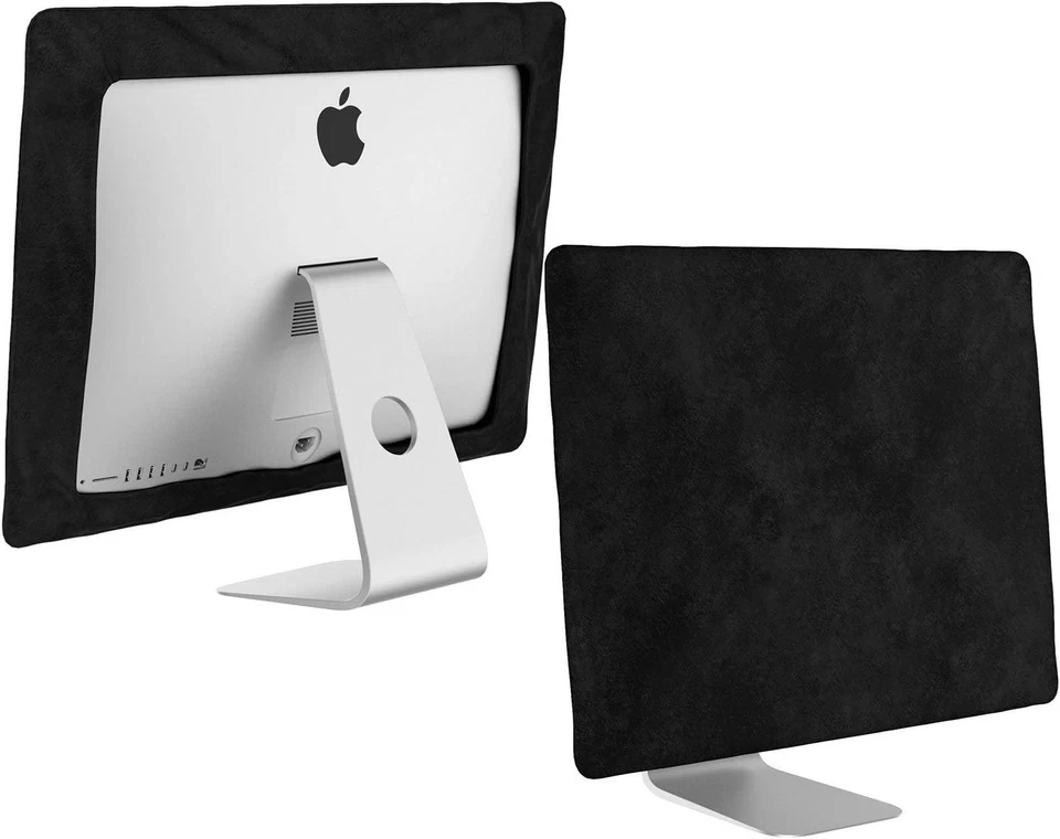 Stylish Dust Cover for iMac 24" & 21.5" Models - Handcrafted in Black Cotton - Image 3 of 4