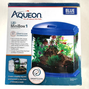 Aqueon LED MiniBow 1 - Blue - 1 gal AAQ100543586 *Used, clean*